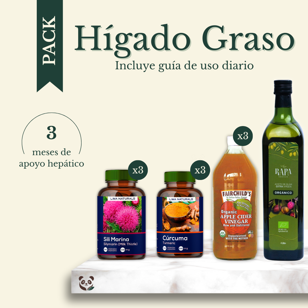 Pack Hígado Graso | Limpieza y protección hepática natural MoniMoniMaus