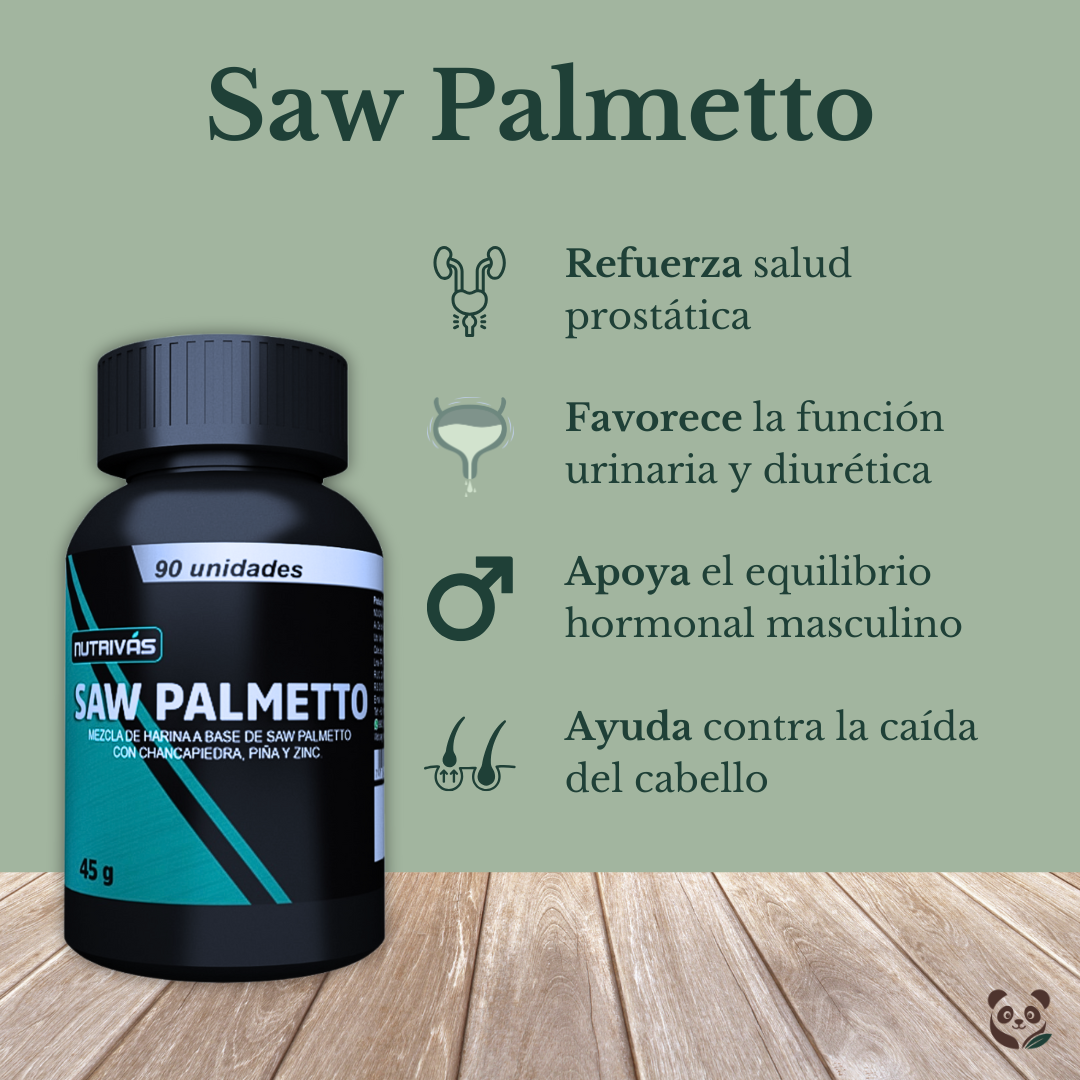 Saw Palmetto | Salud prostática y urinaria natural Nutrivás