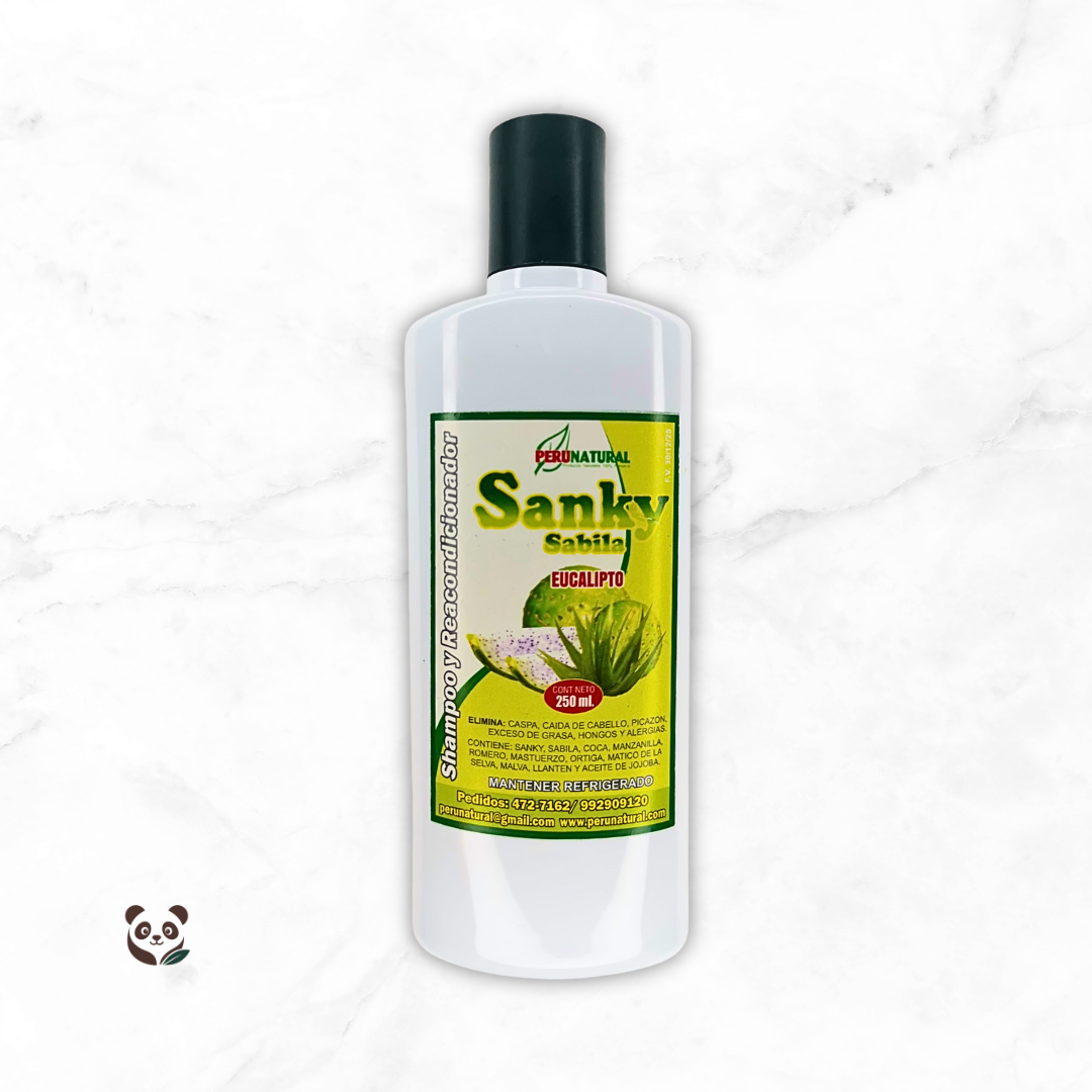 Shampoo Sanky | Limpieza capilar natural con hierbas andinas Peru Natural