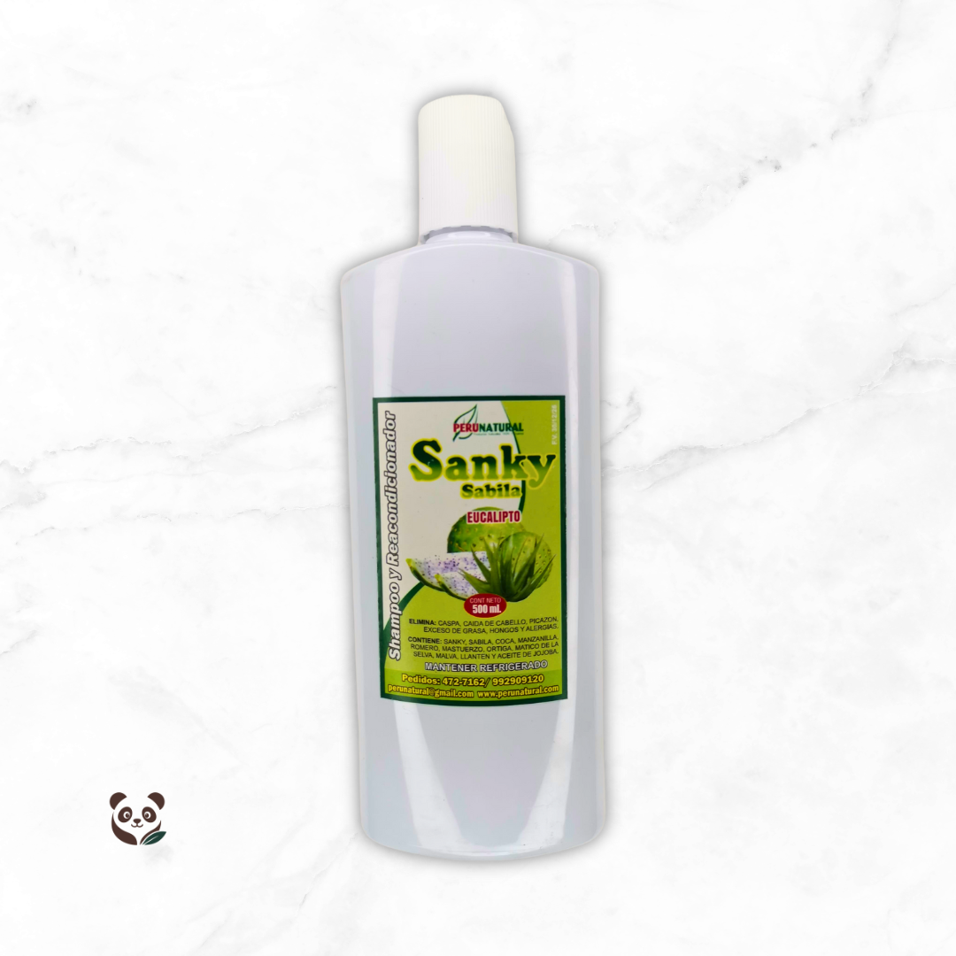 Shampoo Sanky | Limpieza capilar natural con hierbas andinas Peru Natural