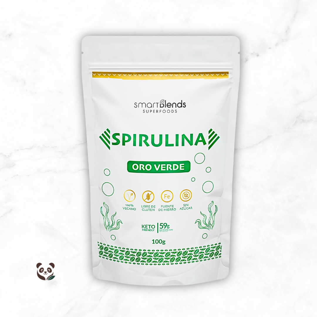 Spirulina con Camu Camu | Superalimento rico en hierro, proteínas y vitaminas Smartblends