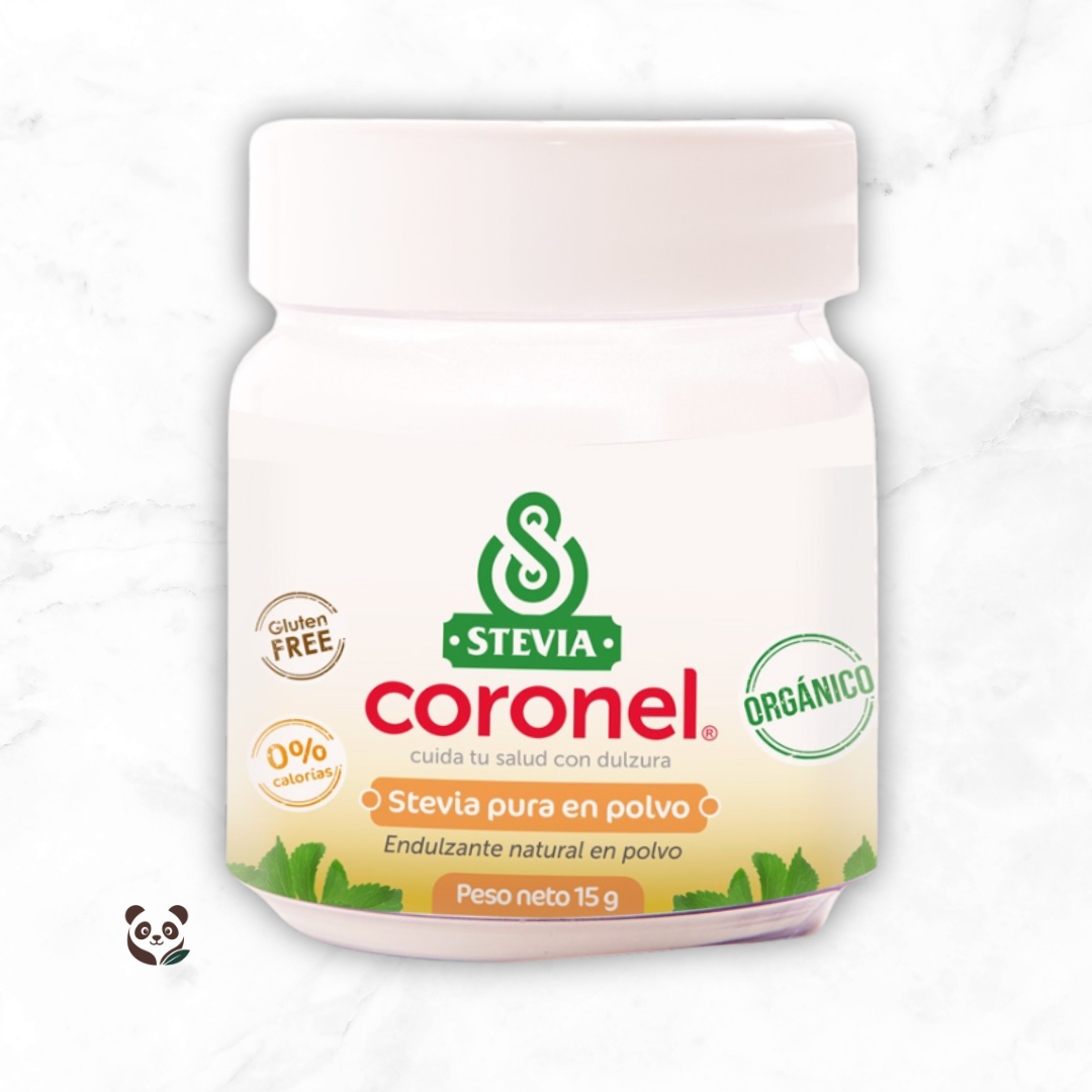 Stevia Orgánica Pura | Endulzante natural sin calorías Stevia Coronel