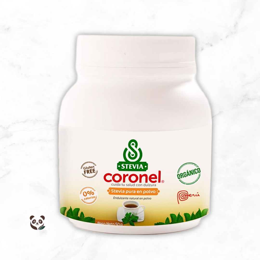 Stevia Orgánica Pura | Endulzante natural sin calorías Stevia Coronel