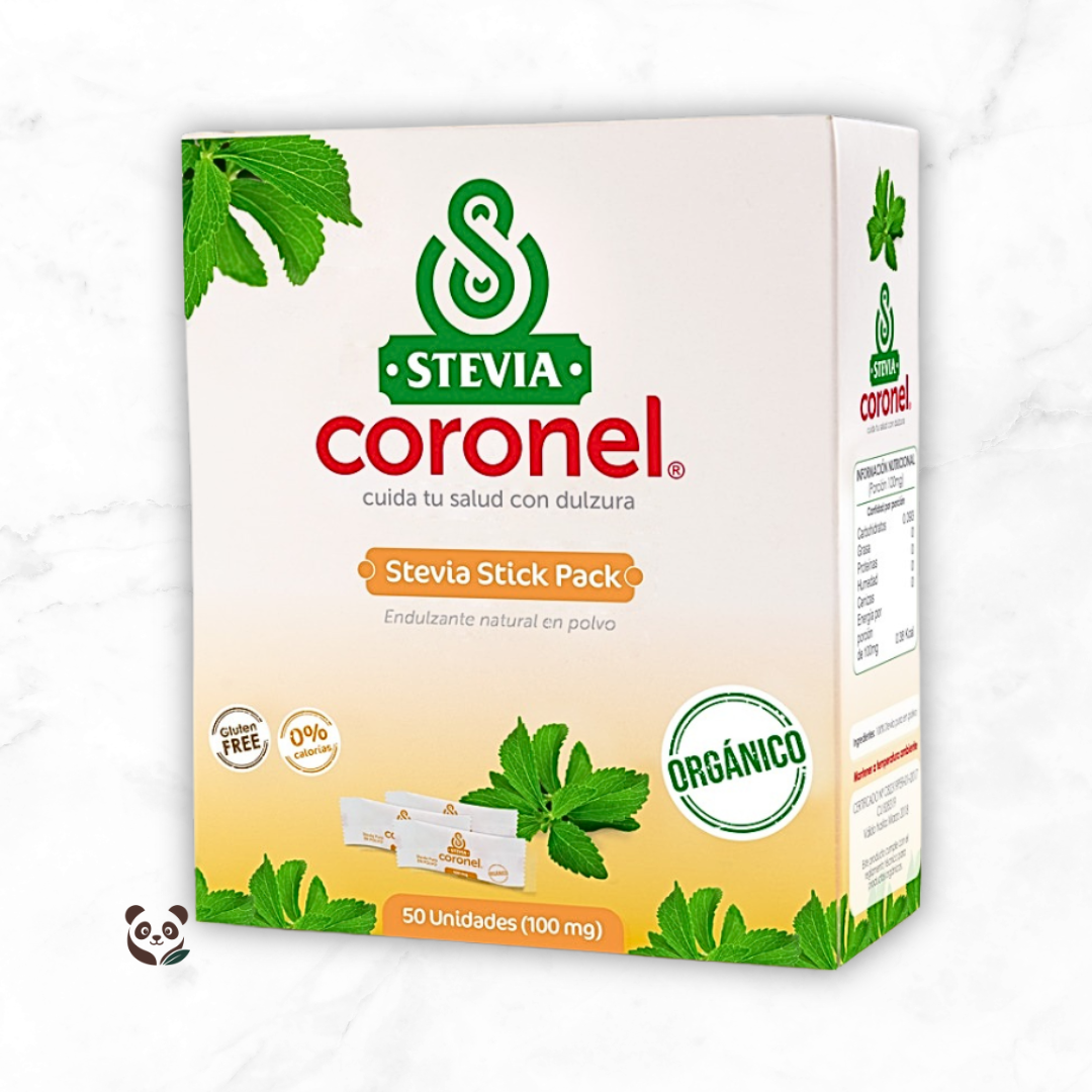Stevia Orgánica Pura | Endulzante natural sin calorías ni amargor Stevia Coronel