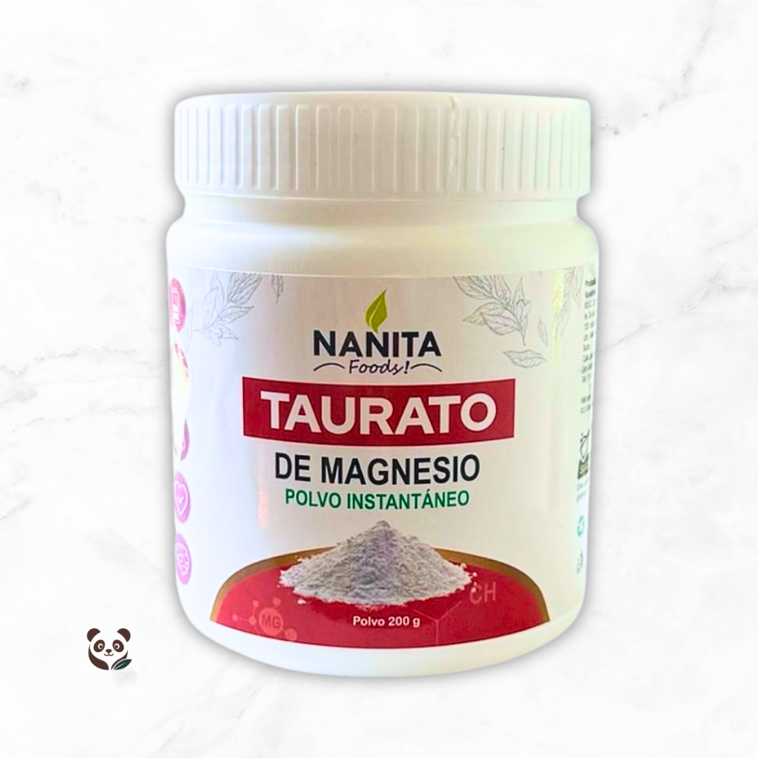 Taurato de Magnesio | Apoyo cardiovascular y equilibrio nervioso Nanita Foods
