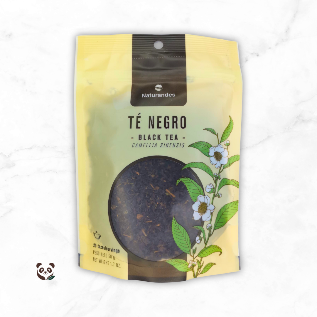 Té Negro en Hojas | Energía y concentración con antioxidantes naturales Naturandes