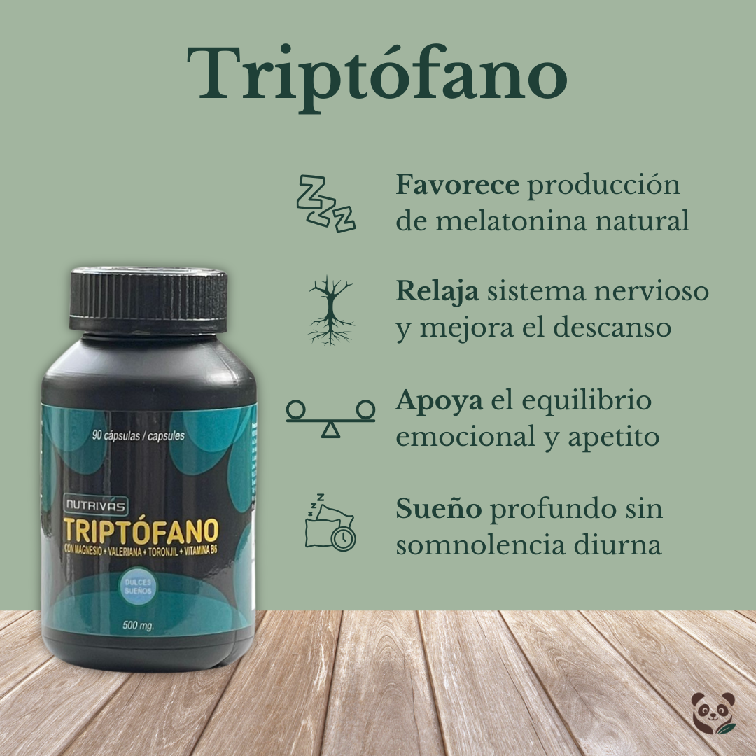 Triptófano | Relajación natural y apoyo al estado de ánimo Nutrivás