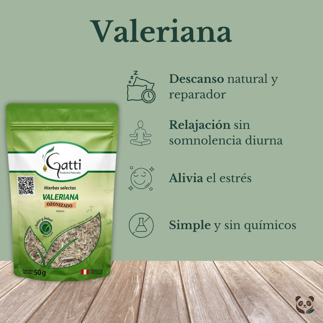 Valeriana en Hojas | Relajación y descanso natural en infusión Gatti