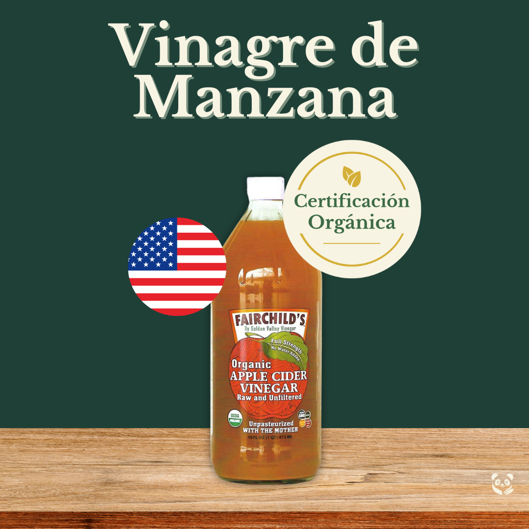 Vinagre de Manzana Orgánico | Digestión y depuración con certificación Fairchild's