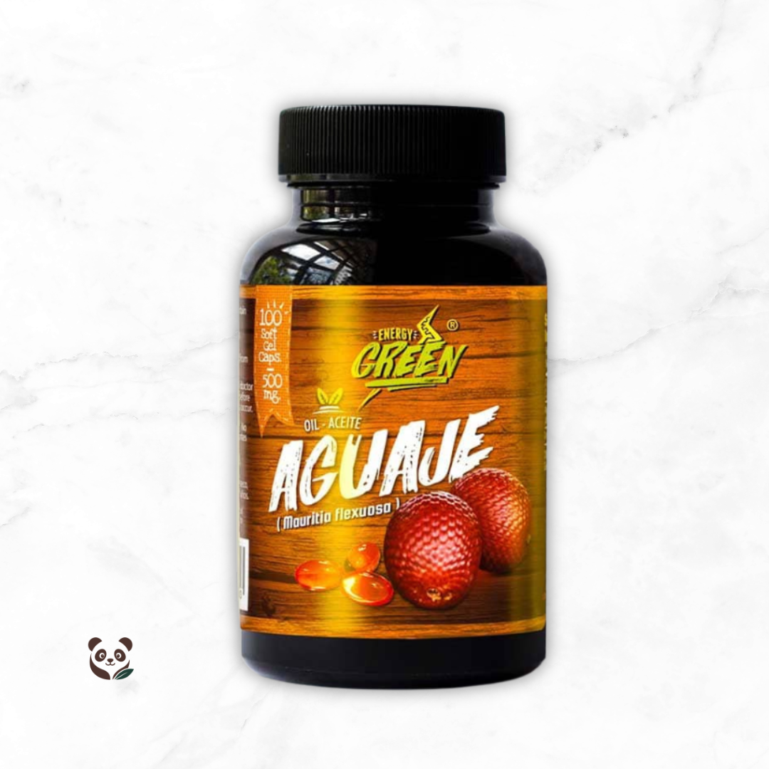 Aceite de Aguaje en Cápsulas | Equilibrio hormonal y belleza natural Energy Green