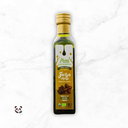 Aceite de Sacha Inchi Orgánico | Extra virgen prensado en frío Amazon Andes