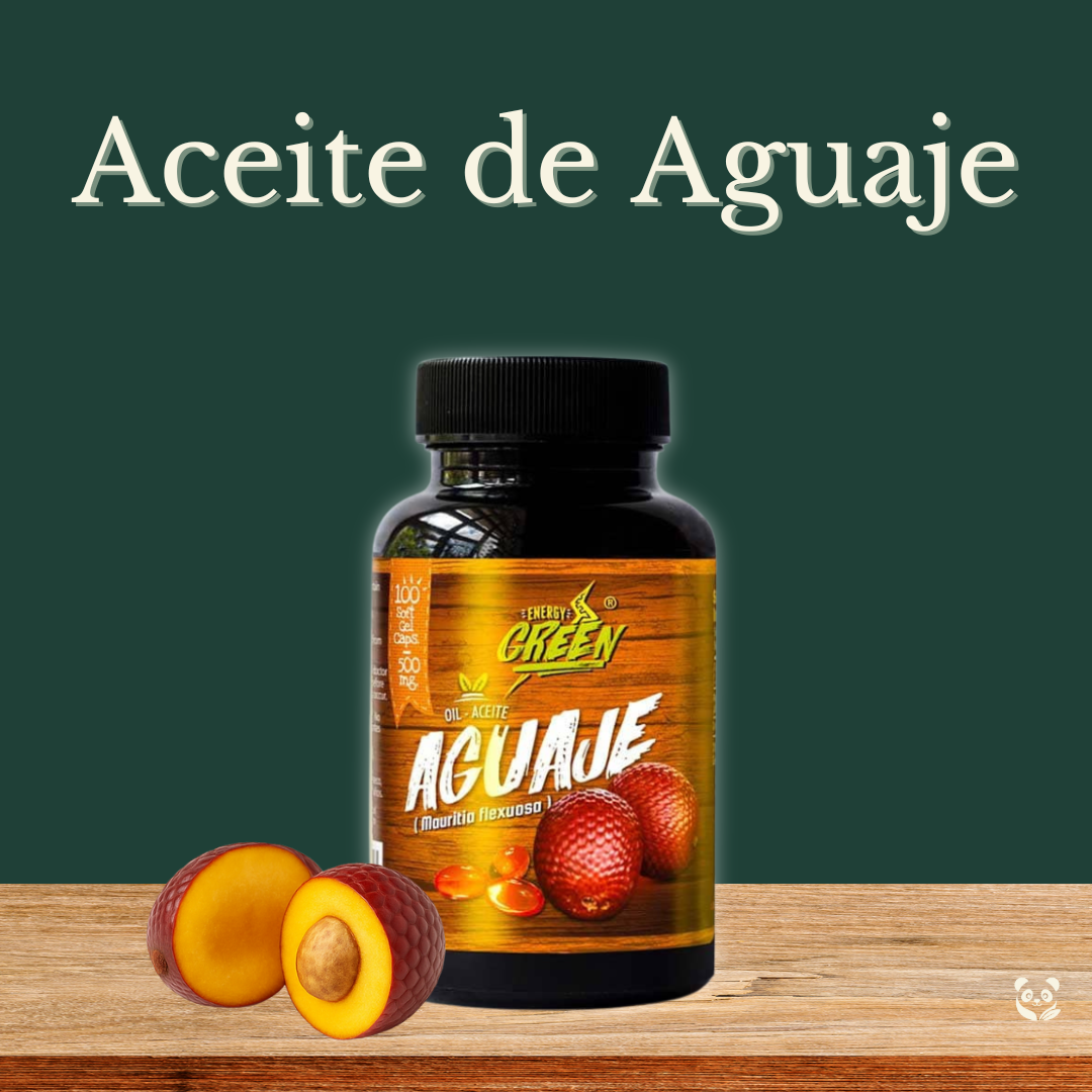 Aceite de Aguaje en Cápsulas | Equilibrio hormonal y belleza natural Energy Green