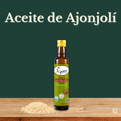 Aceite de Ajonjolí Virgen | Prensado en Frío y 100% Natural Gatti