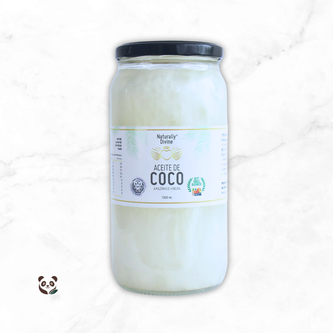 Aceite de Coco Virgen | Uso Cosmético y Comestible Naturally Divine