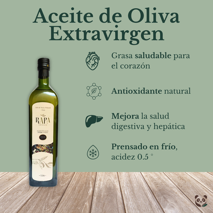 Aceite de Oliva Extravirgen | Acidez 0.5° Rapa