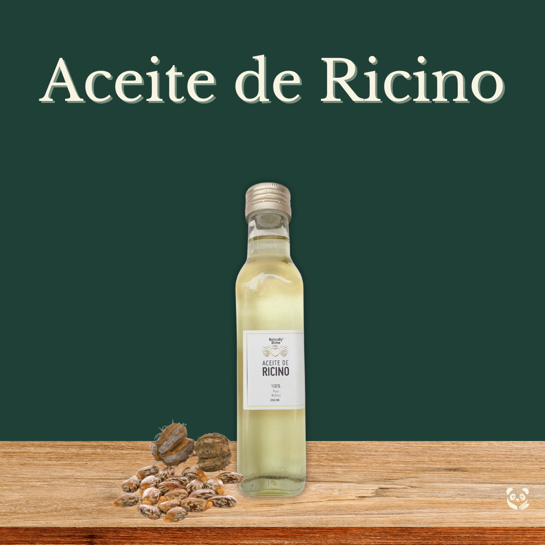 Aceite de Ricino | Fortalece cabello, cejas y bienestar digestivo Naturally Divine