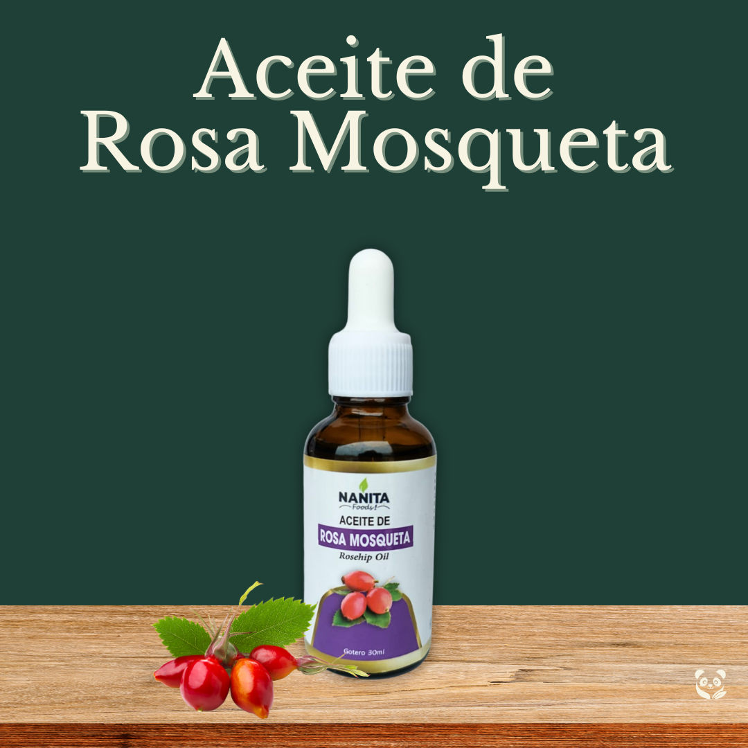 Aceite de Rosa Mosqueta | Hidratación y elasticidad natural para la piel Nanita Foods