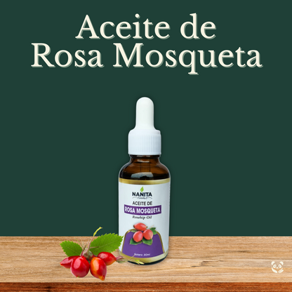 Aceite de Rosa Mosqueta | Hidratación y elasticidad natural para la piel Nanita Foods