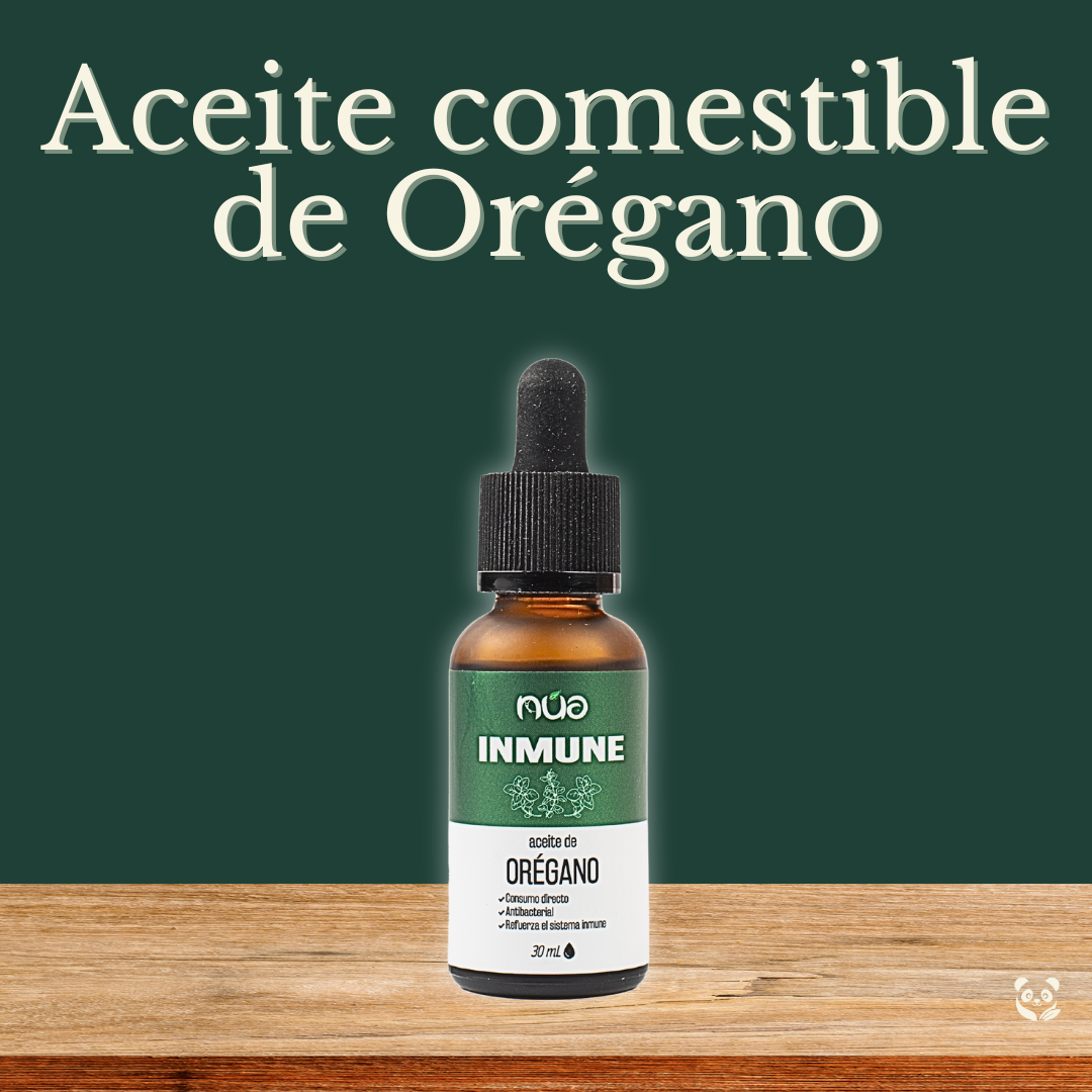 Aceite de Orégano Comestible | Fortalece el sistema inmunológico Nua