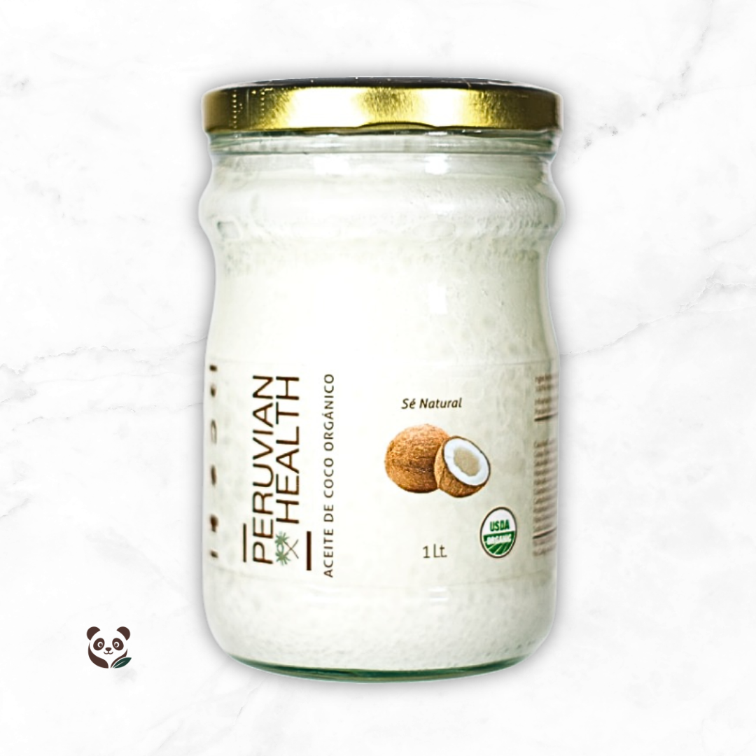 Aceite de Coco Virgen Orgánico | Uso Cosmético y Comestible Peruvian Health