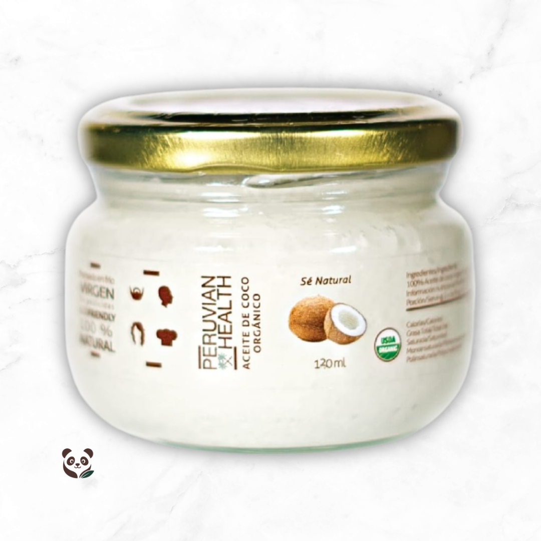 Aceite de Coco Virgen Orgánico | Uso Cosmético y Comestible Peruvian Health