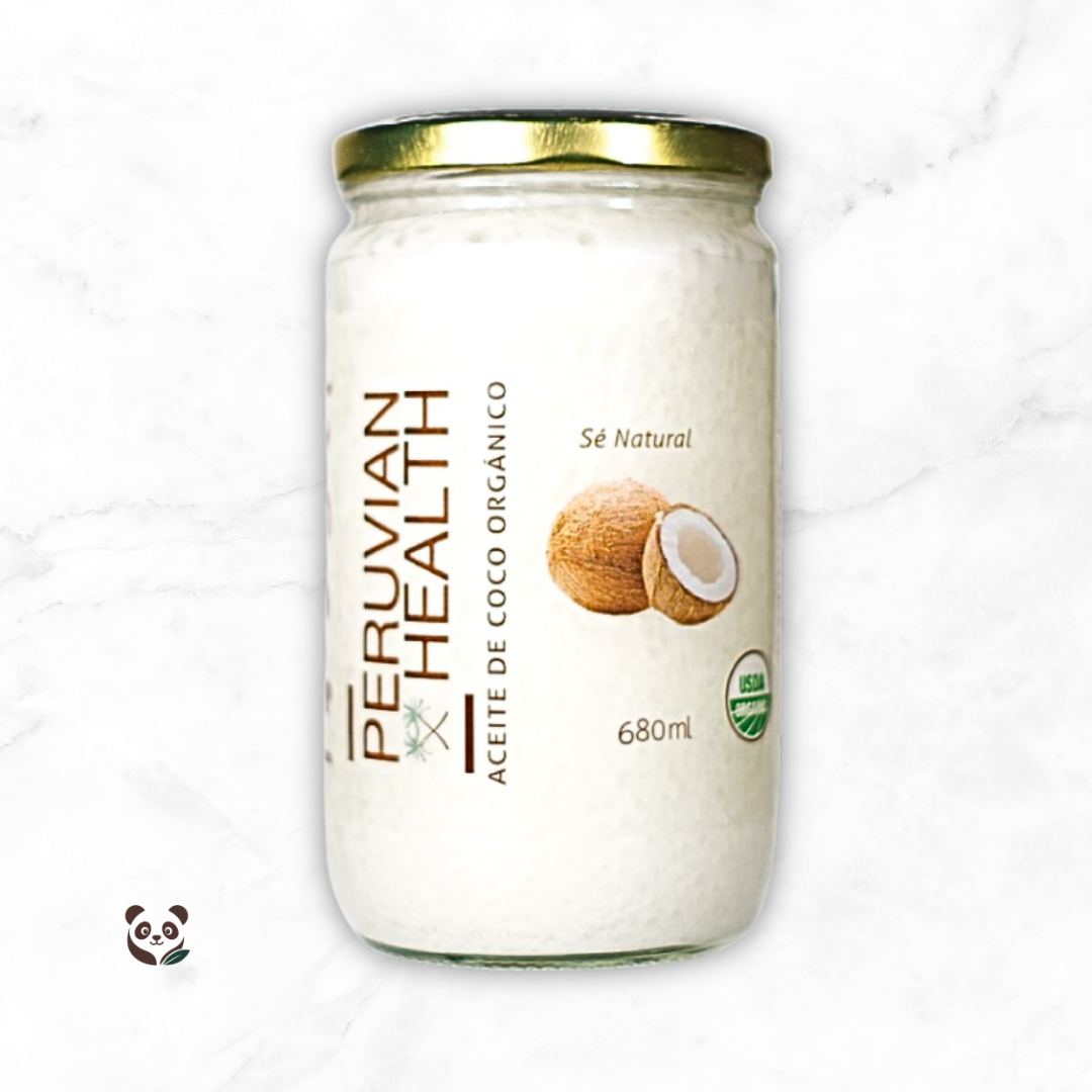 Aceite de Coco Virgen Orgánico | Uso Cosmético y Comestible Peruvian Health