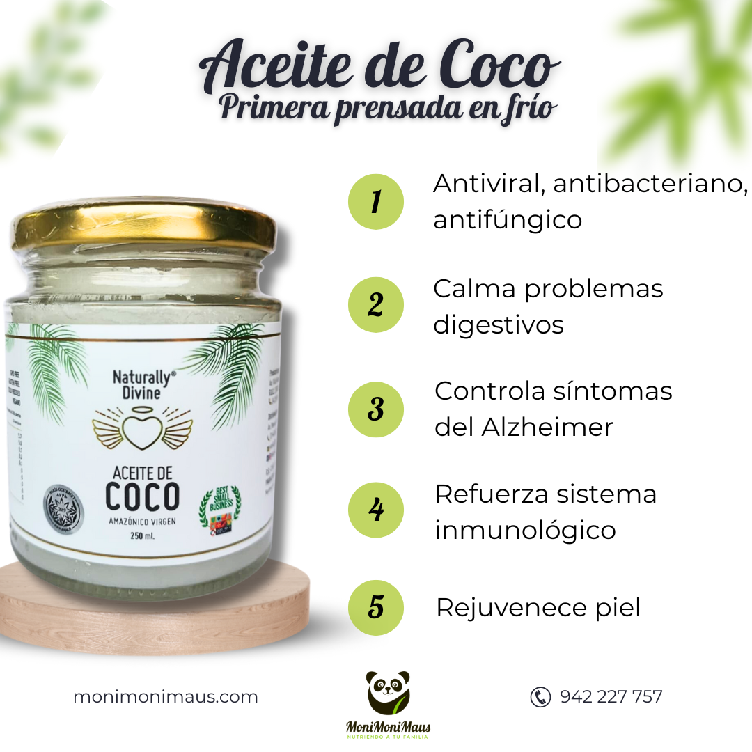 Aceite de Coco Amazónico Virgen Amazon Natural