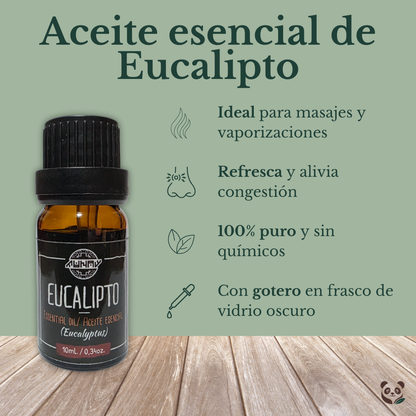 Aceite Esencial de Eucalipto | Alivio natural para respirar mejor Munay