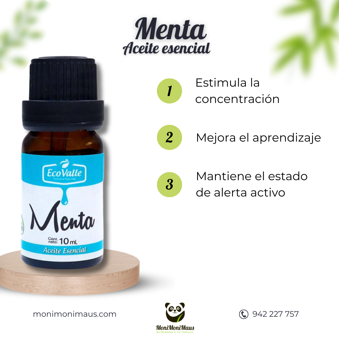 Aceite esencial de Menta EcoValle