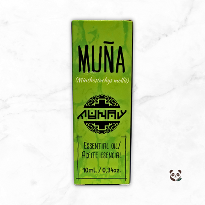 Aceite Esencial de Muña | Alivio digestivo y defensa contra Helicobacter MUNAY