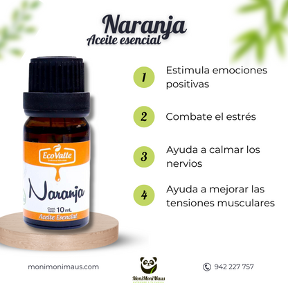 Aceite esencial de Naranja EcoValle