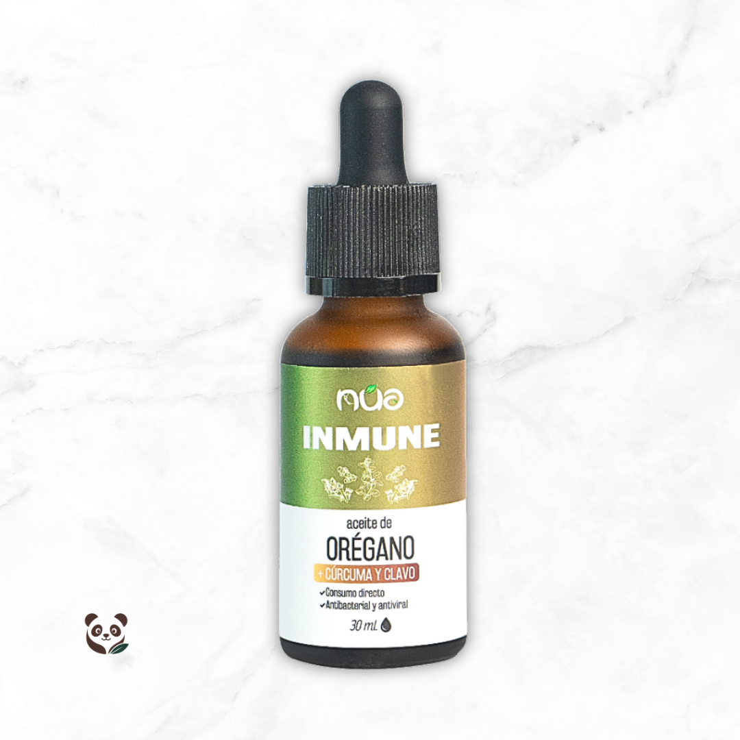 Aceite de Orégano Comestible + Cúrcuma y Clavo| Fortalece el sistema inmunológico Nua
