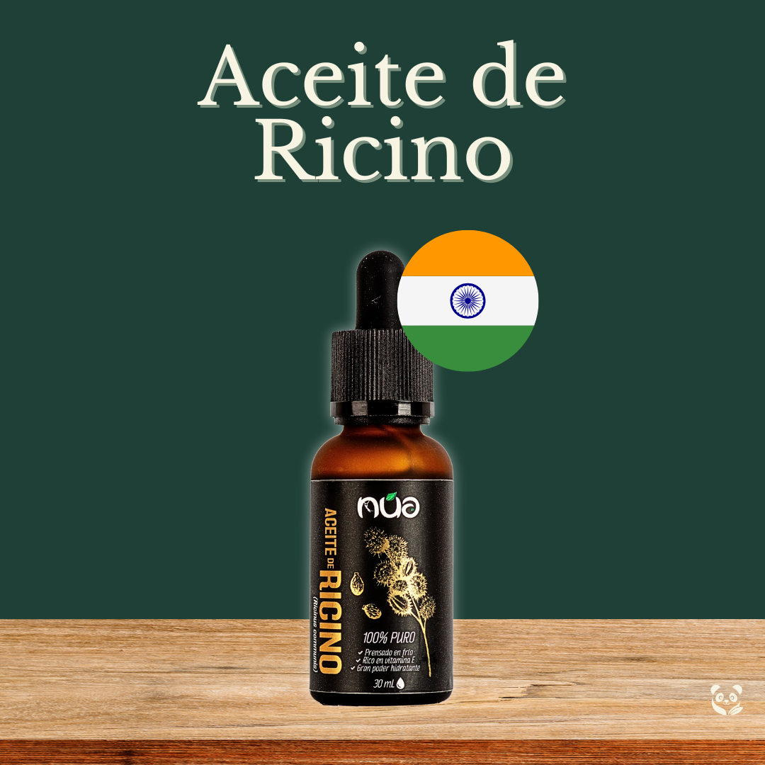Aceite de Ricino | Nutrición para cabello, cejas y pestañas Nua