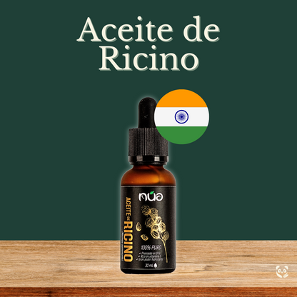 Aceite de Ricino | Nutrición para cabello, cejas y pestañas Nua