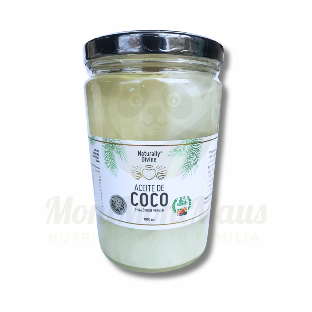 Aceite de Coco Amazónico Virgen Naturally Divine