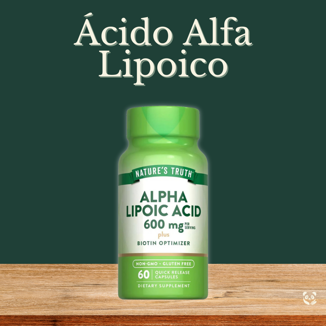 Ácido Alfa Lipoico 600 mg + Biotina | Antioxidante Universal Nature's Truth