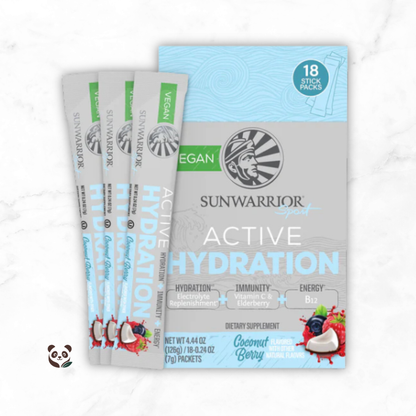 Sunwarrior Active Hydration | Electrolitos Veganos sin Azúcar Añadida Peruvian Health