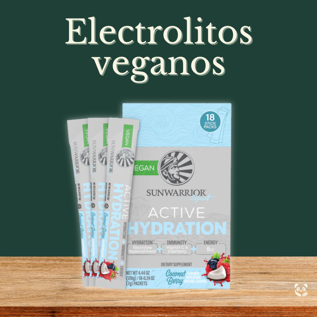 Sunwarrior Active Hydration | Electrolitos Veganos sin Azúcar Añadida Sunwarrior