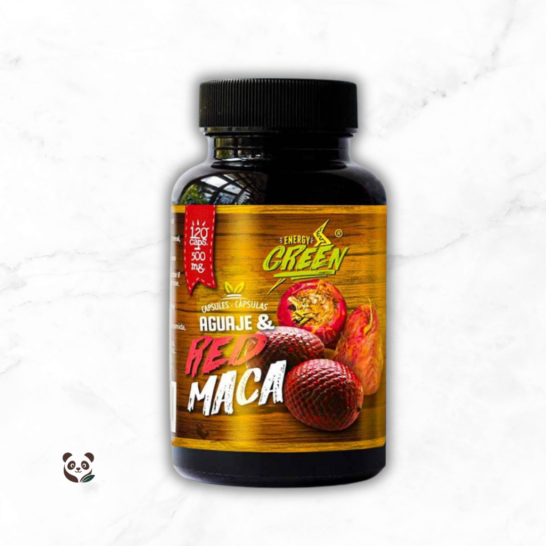 Aguaje con Maca Roja | Equilibrio hormonal y vitalidad femenina Energy Green