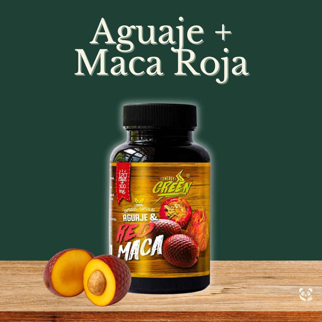 Aguaje con Maca Roja | Equilibrio hormonal y vitalidad femenina Energy Green