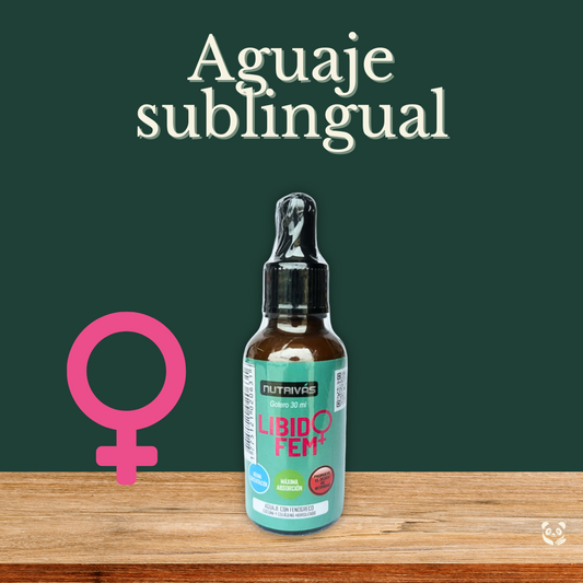 Libid Fem | Aguaje sublingual para Energía femenina y Equilibrio hormonal Nutrivás