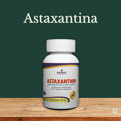 Astaxantina | Protección antioxidante celular de alta absorción Nanita Foods