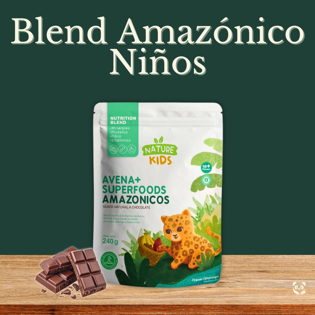 Blend Amazónico para niños | Fibra, proteína y energía vegetal Nature Kids