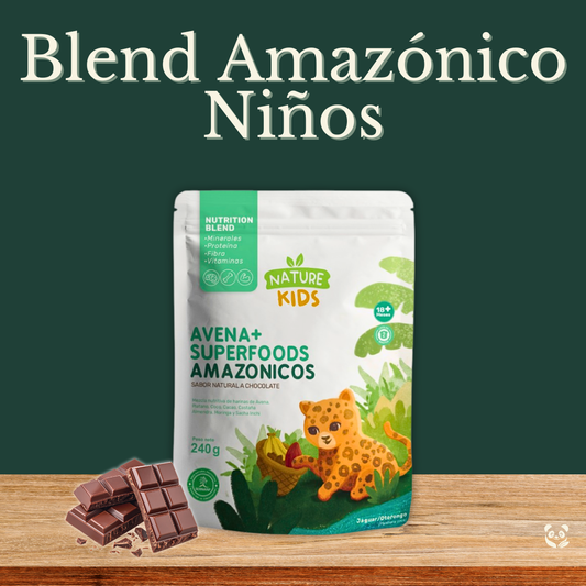 Blend Amazónico para niños | Fibra, proteína y energía vegetal Nature Kids