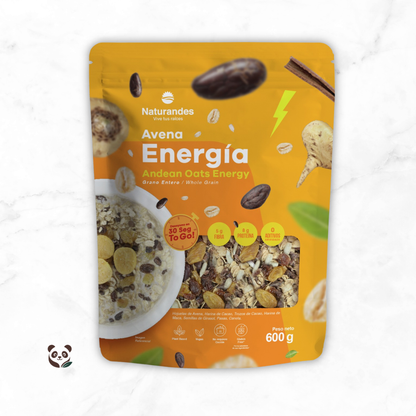 Avena con Frutos Secos | Fibra, proteína y energía vegetal Naturandes