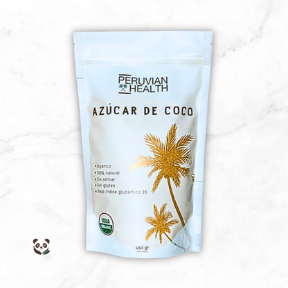 Azúcar de Coco orgánico | Endulzante natural de bajo índice glucémico Peruvian Health