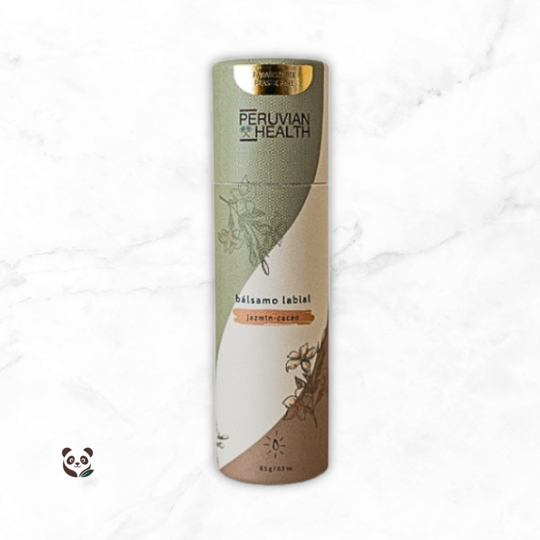 Bálsamo Labial Natural Jazmín – Cacao | Hidratación profunda sin químicos Peruvian Health