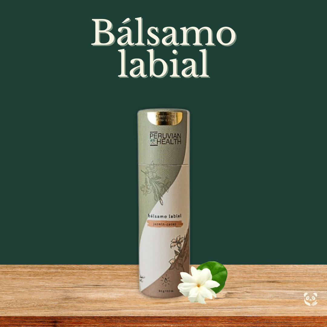 Bálsamo Labial Natural Jazmín – Cacao | Hidratación profunda sin químicos Peruvian Health