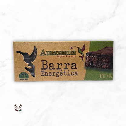 Barras energéticas cubiertas con Chocolate Dark al 98% Amazonía Organic