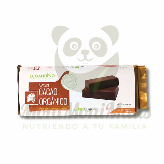 Pasta de cacao organico Limatambo